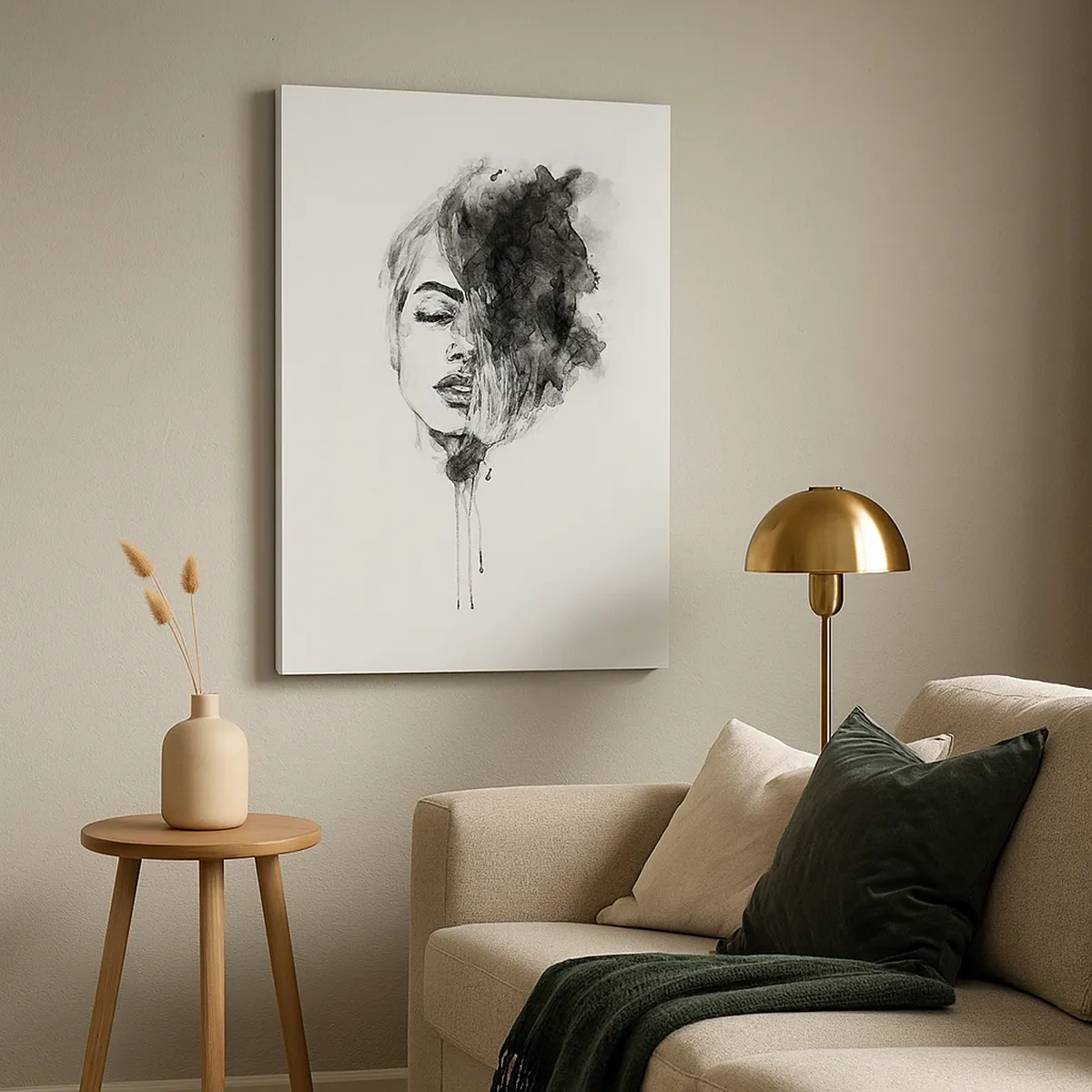 Canvas picture - What Does a Girl Dream about? - 50x70 cm