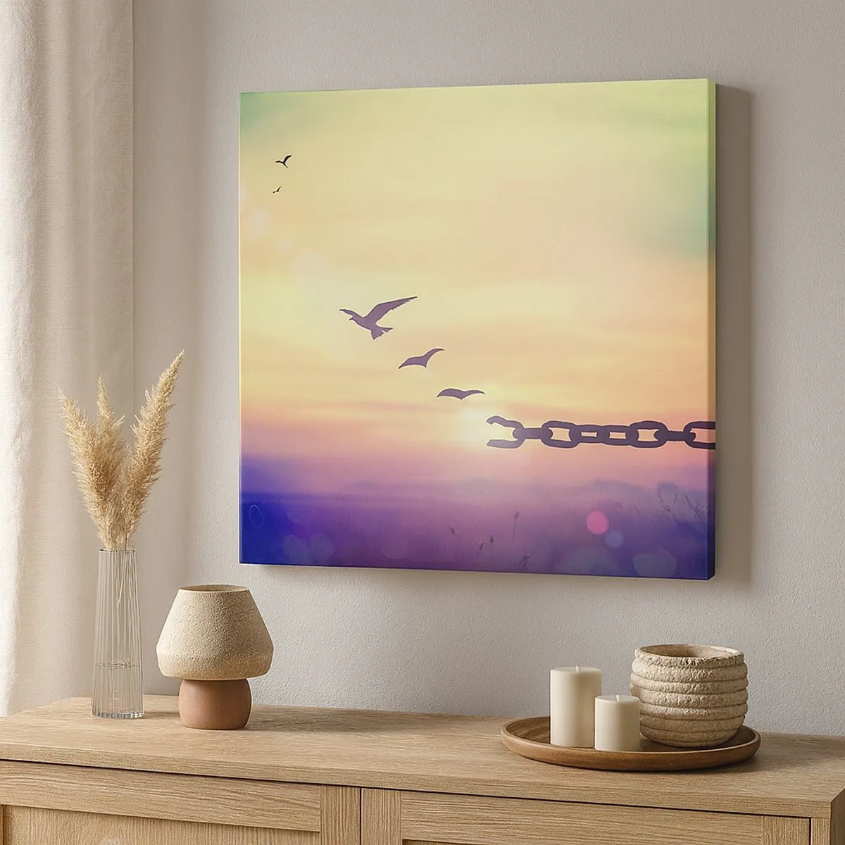 Canvas picture - Victory of Freedom - 30x30 cm