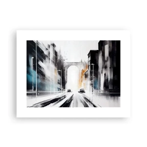 Poster - Study of a City: Architecture and Movement - 40x30 cm