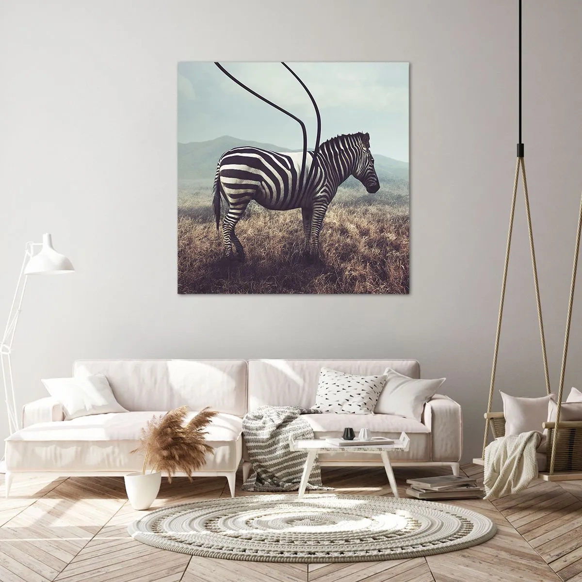 Canvas picture - Attention! Faulty Design - 70x70 cm