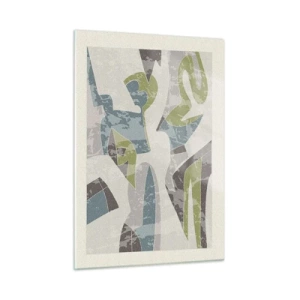 Glass picture - Composition with Window Pane - 50x70 cm