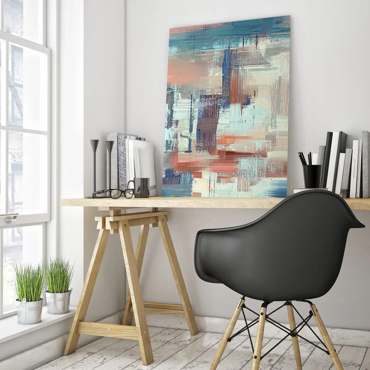 Glass picture - Reaching Light - 70x100 cm