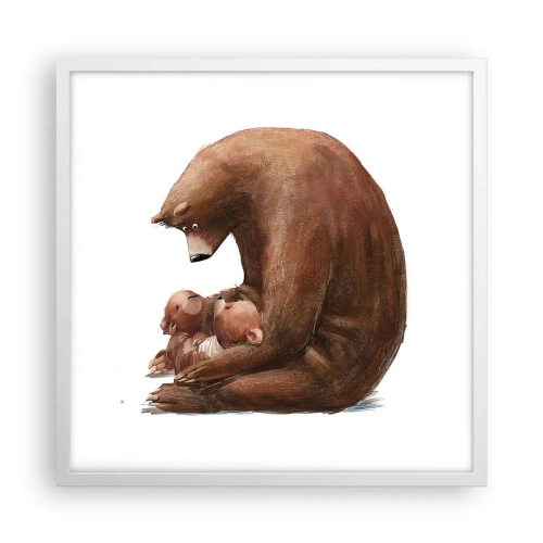 Poster in white frmae - Sweet Dreams, Kids - 50x50 cm