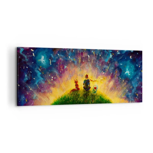 Canvas picture - Love and Friendship - Whole World - 120x50 cm