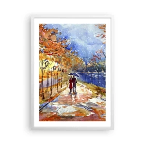 Poster in white frmae - Together to the Limit of Time  - 50x70 cm