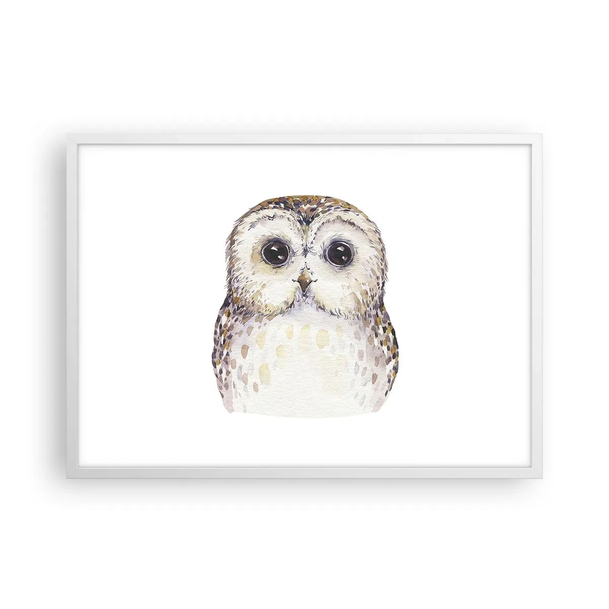 Poster in white frmae - Look Me in the Eyes - 70x50 cm