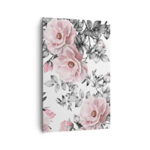 Canvas picture - Getting Lost in Rose Flowers - 80x120 cm