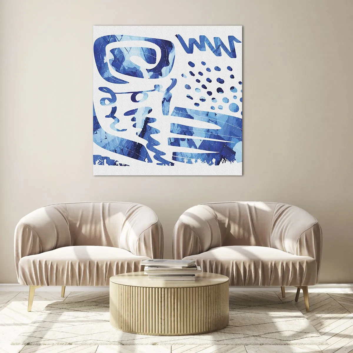 Glass picture - Return to the Roots - 60x60 cm