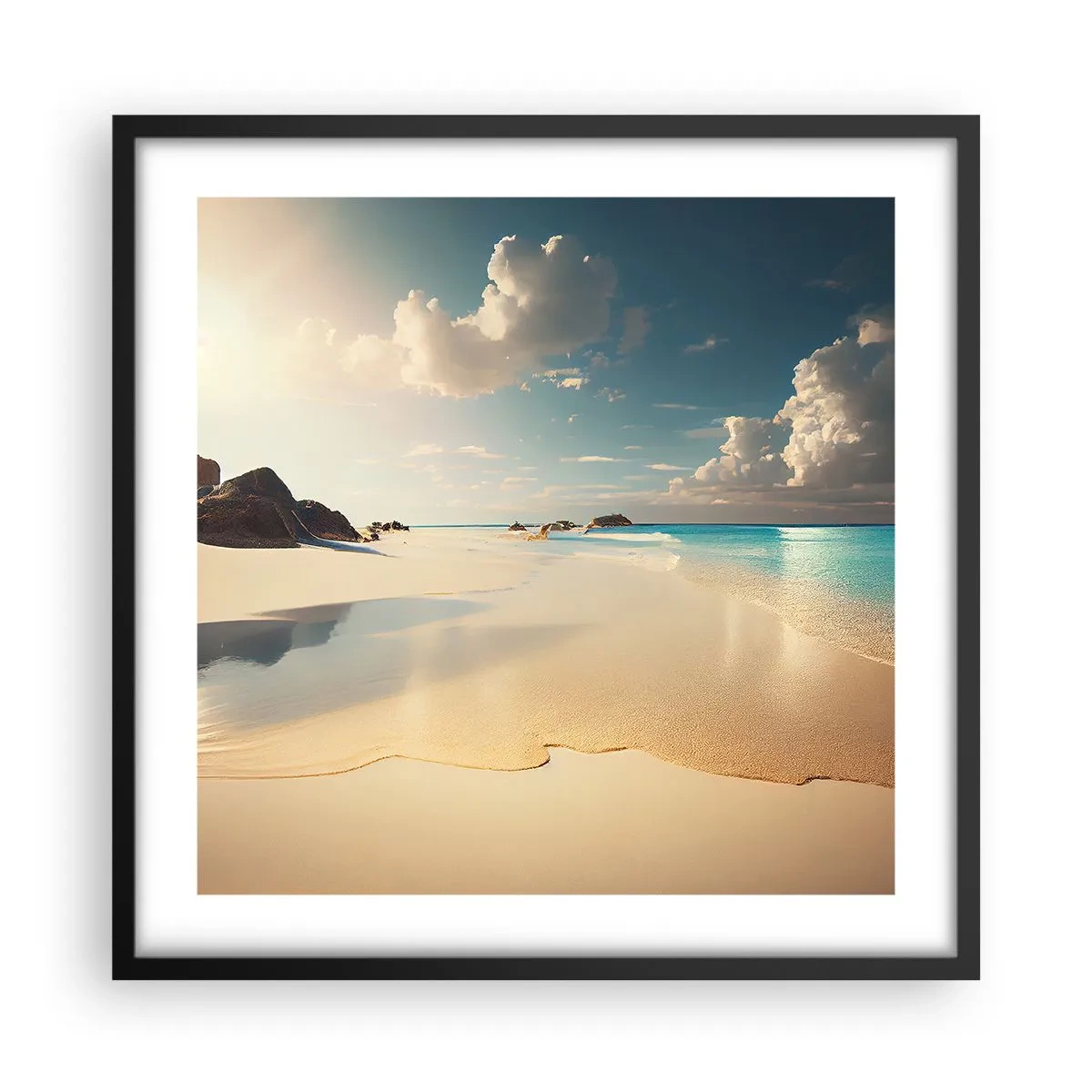 Poster in black frame - Dream Day - 50x50 cm