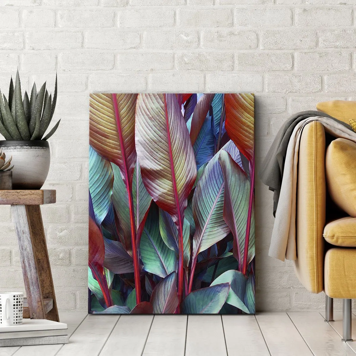 Canvas picture - Colourful Thicket - 70x100 cm