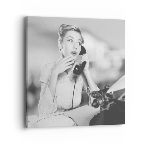 Canvas picture - Hello, Here Come the 50-ies - 40x40 cm