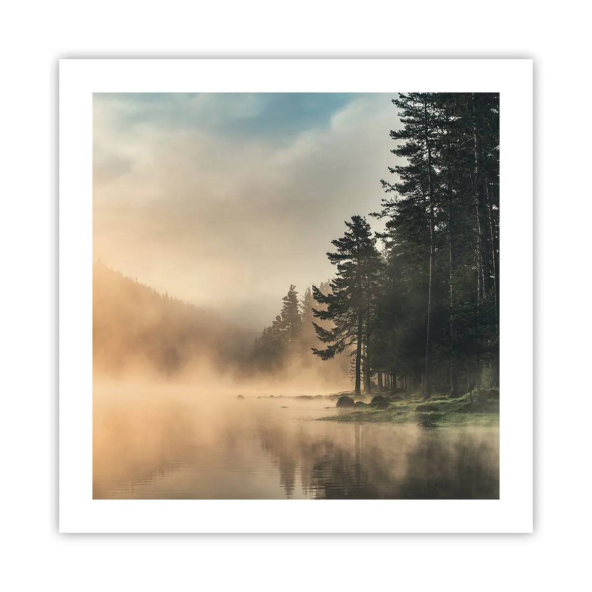 Poster - Birth of a Day - 50x50 cm