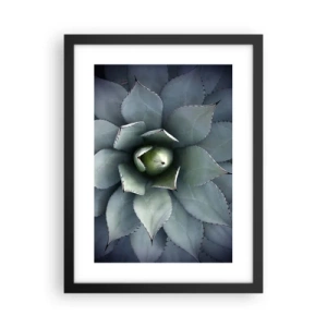 Poster in black frame - Attracts and Warns - 30x40 cm