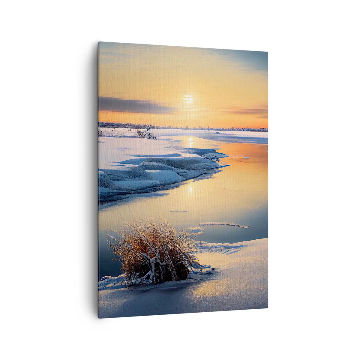 Canvas picture - Winter Sunset - 70x100 cm