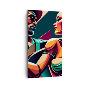 Canvas picture - In a Heartbeat - 45x80 cm