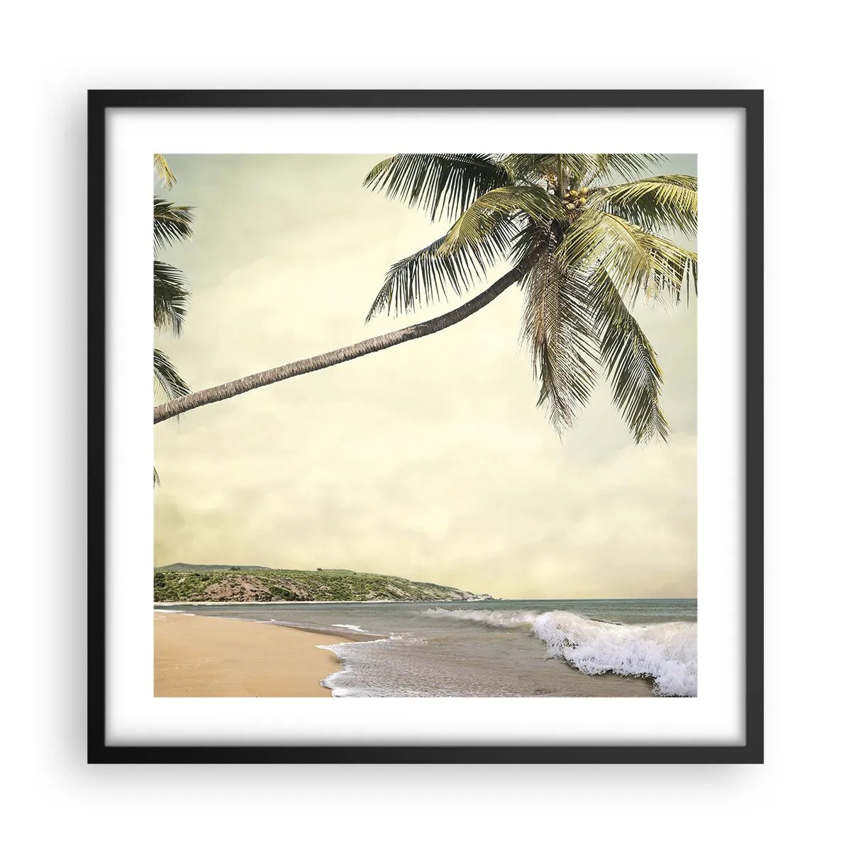 Poster in black frame - Tropical Dream - 50x50 cm