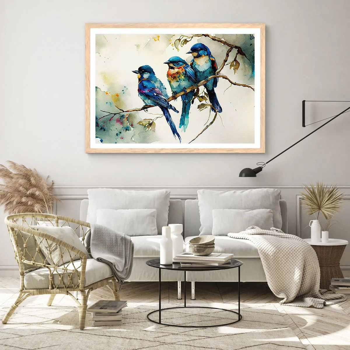 Poster in light oak frame - Is It Offended? - 91x61 cm