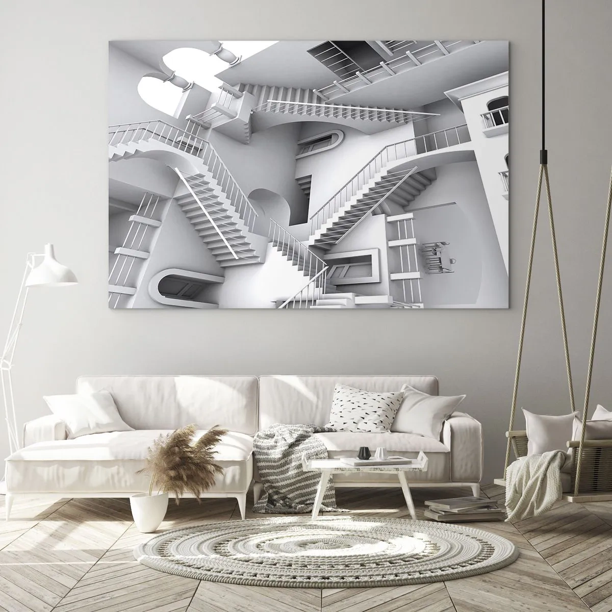 Glass picture - Paradoxes of Space - 100x70 cm