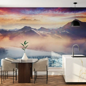 Photo Wallpaper Standard Eco - Power and Purity of Nature - Landscape, Mountains, Winter - 300x210 cm