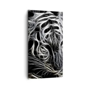 Canvas picture - Study in Lightness of Cats - 45x80 cm