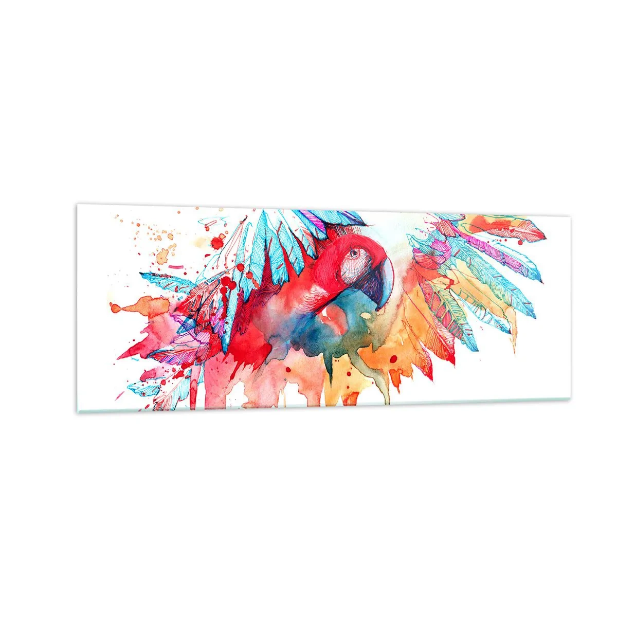 Glass picture - . - 140x50 cm