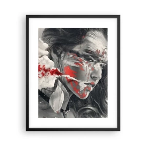 Poster in black frame - Smoke of Absurdity - 40x50 cm