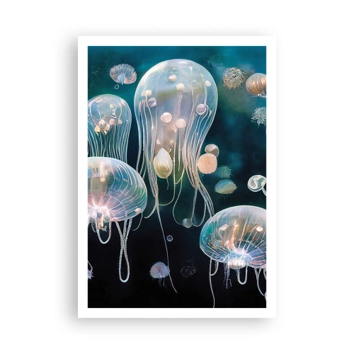 Poster - Underwater Ball - 70x100 cm