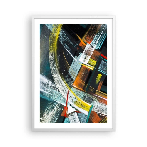 Poster in white frmae - Energy of Movement - 50x70 cm