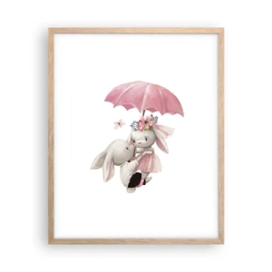 Poster in light oak frame - This Is Love - 40x50 cm