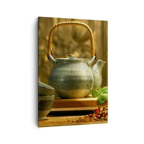 Canvas picture - Treaty about Drinking Tea - 50x70 cm