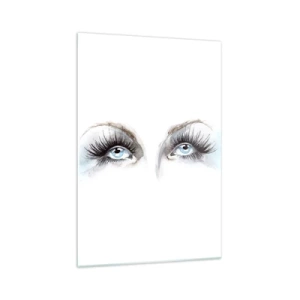 Glass picture - Eyes ofaAn Angel? - 70x100 cm
