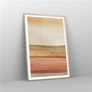 Poster in light oak frame - Vertical Composition - 70x100 cm