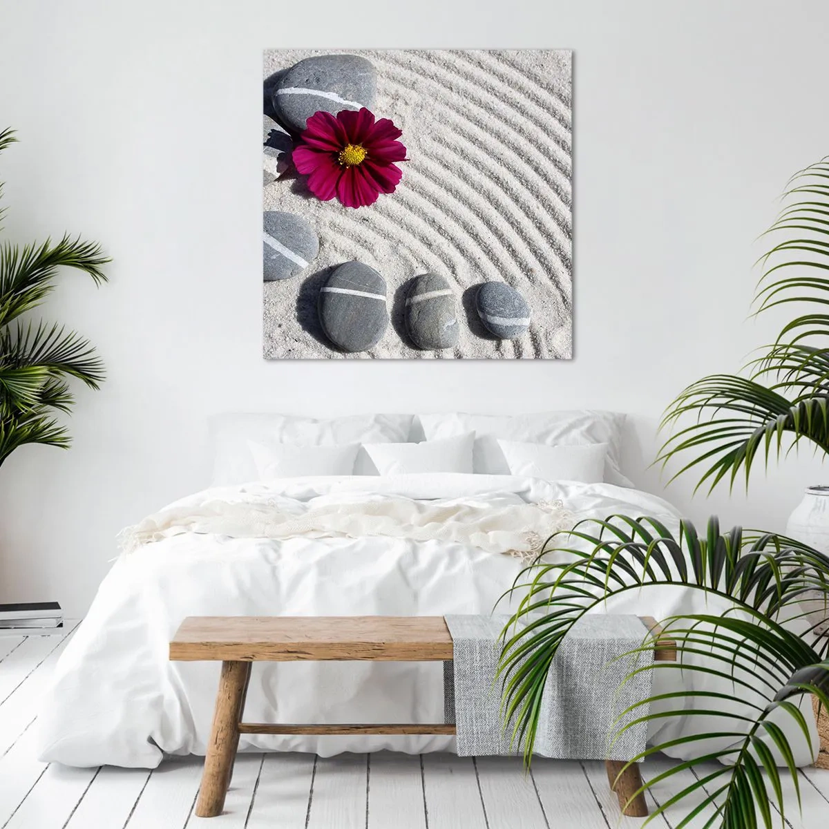 Canvas picture - Energy and Tranquillity of the Magic Circle of Nature - 50x50 cm