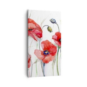 Canvas picture - Polish Flowers - 55x100 cm