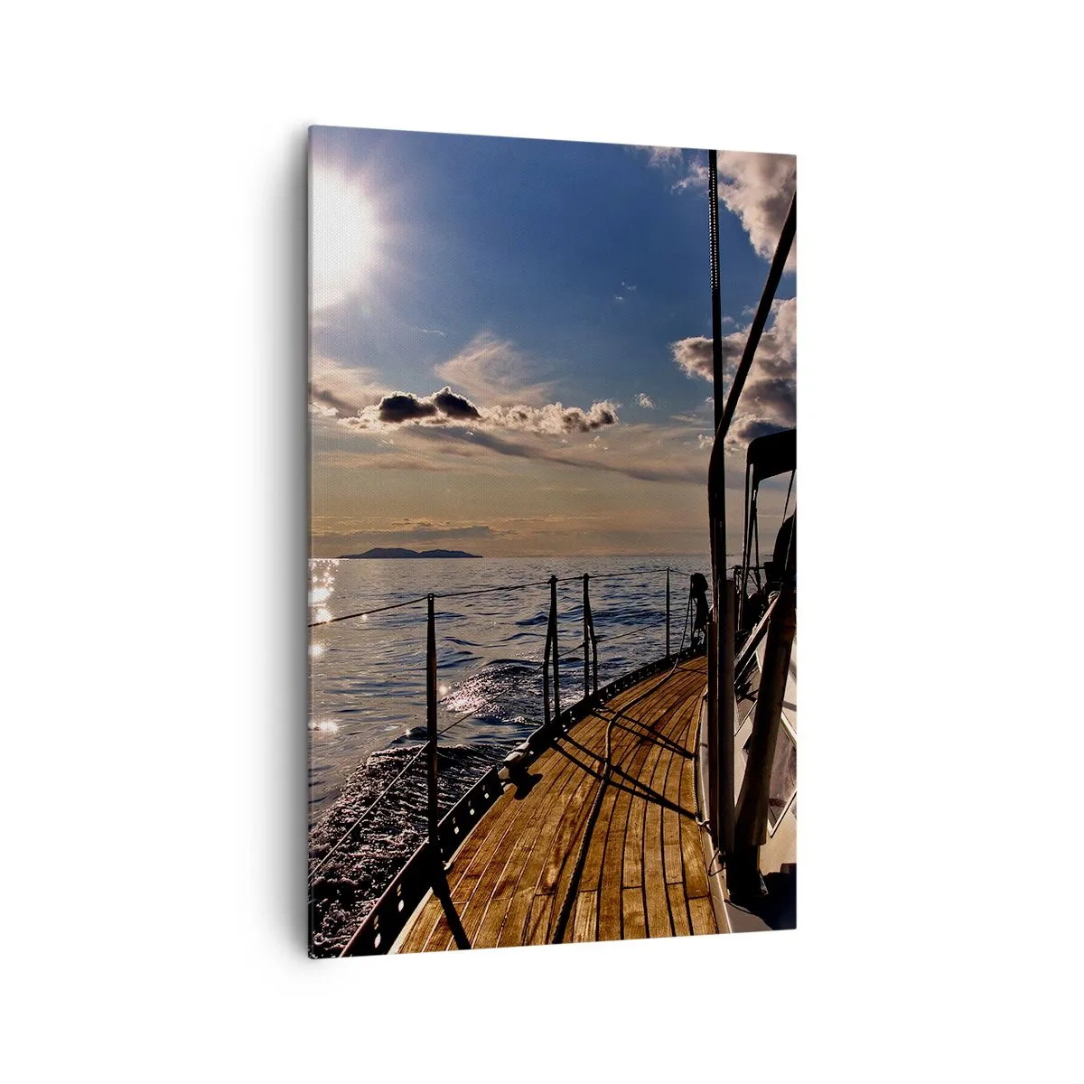 Canvas picture - Under the Sails towards the Sun - 80x120 cm