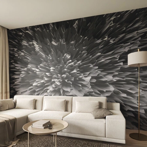 Photo Wallpaper Premium Canvas - It Can's Be Any Sharper - 3D, Modern, Three-dimensional - 250x175 cm