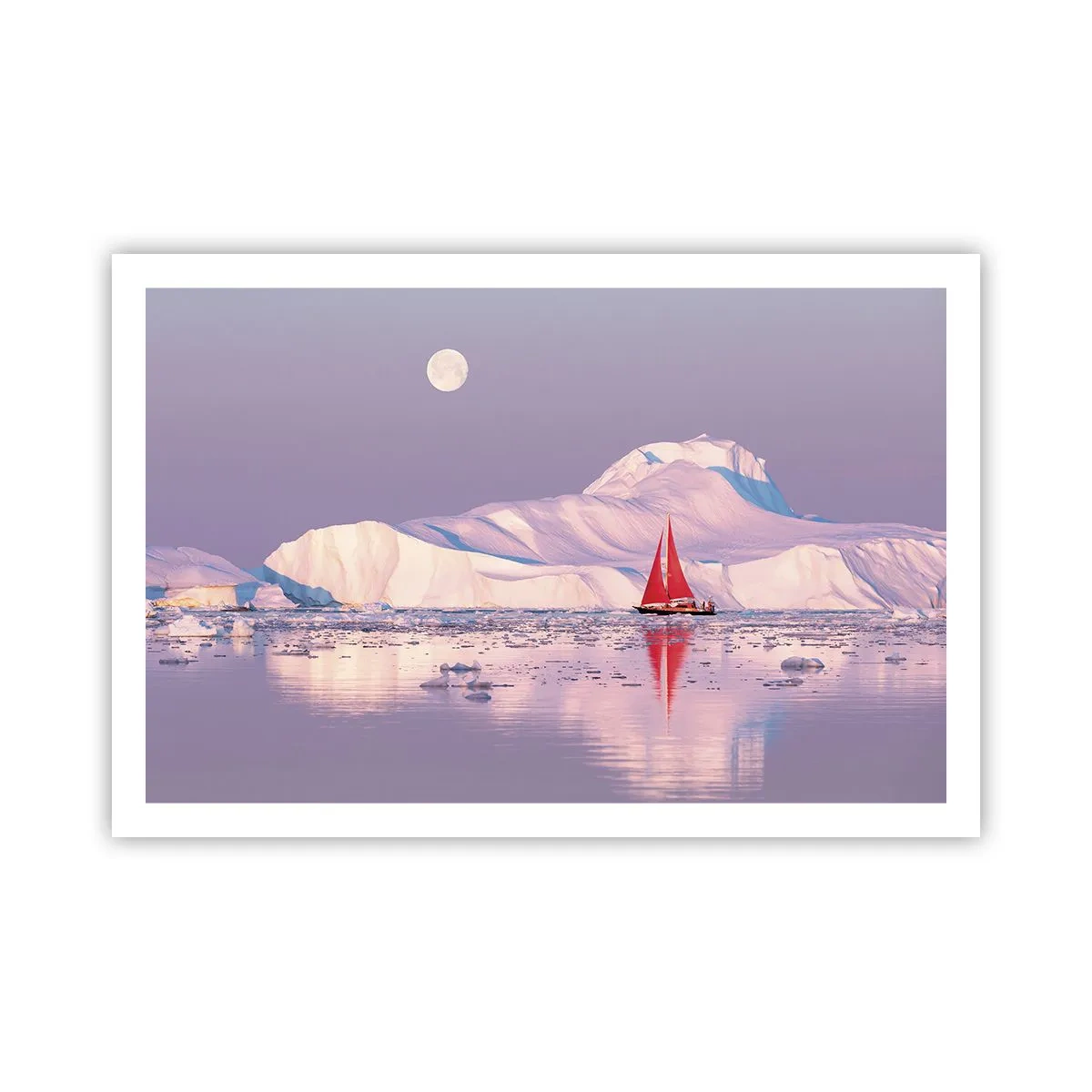 Poster - Heat of the Sail, Cold of the Ice - 91x61 cm