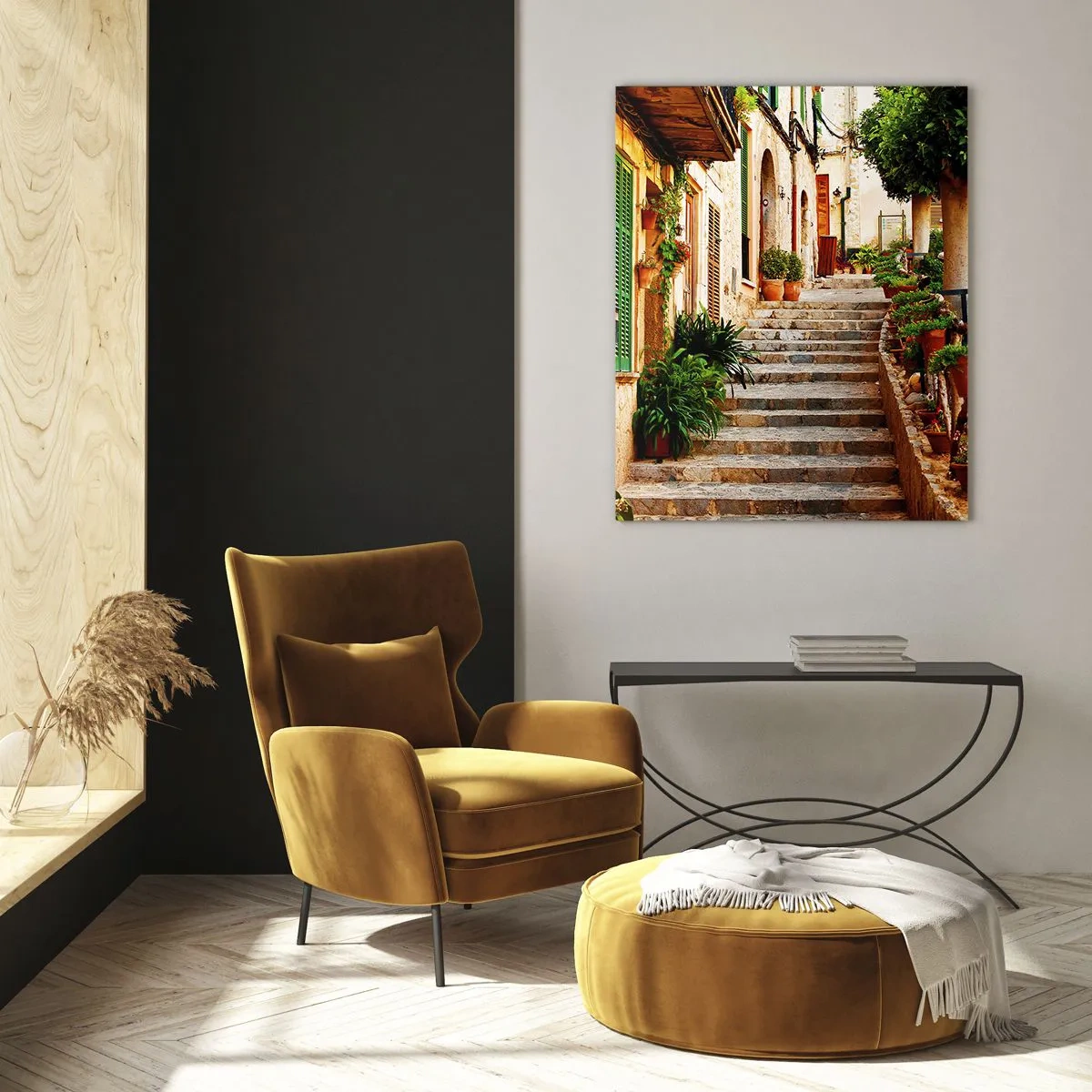 Glass picture - Charm of Spanish Holidays - 80x120 cm