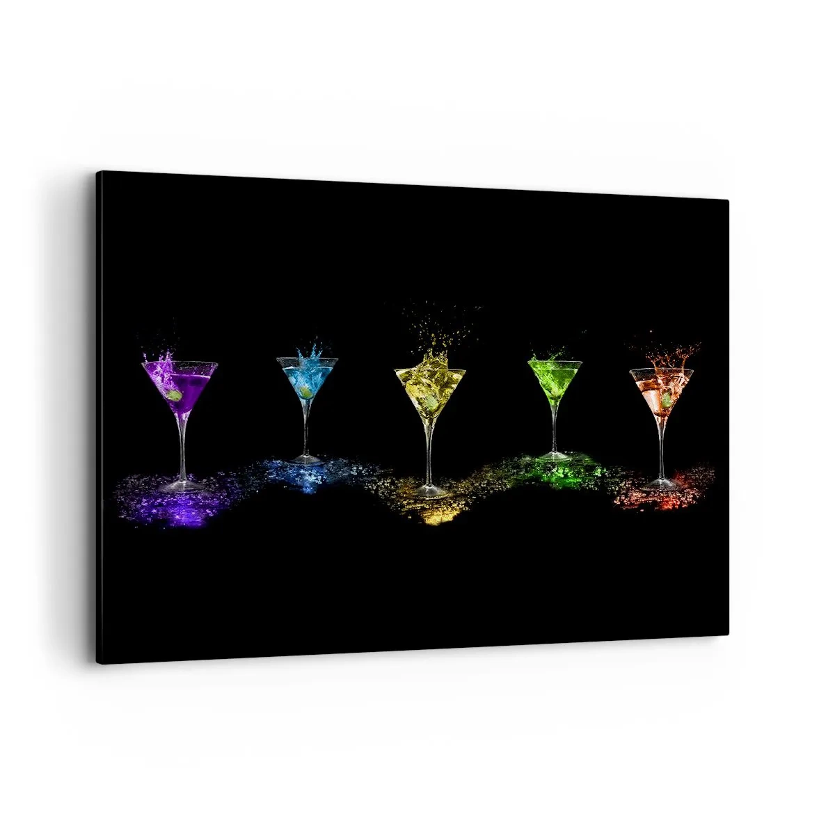 Canvas picture - Colours of Joy in Crystal Glass - 120x80 cm