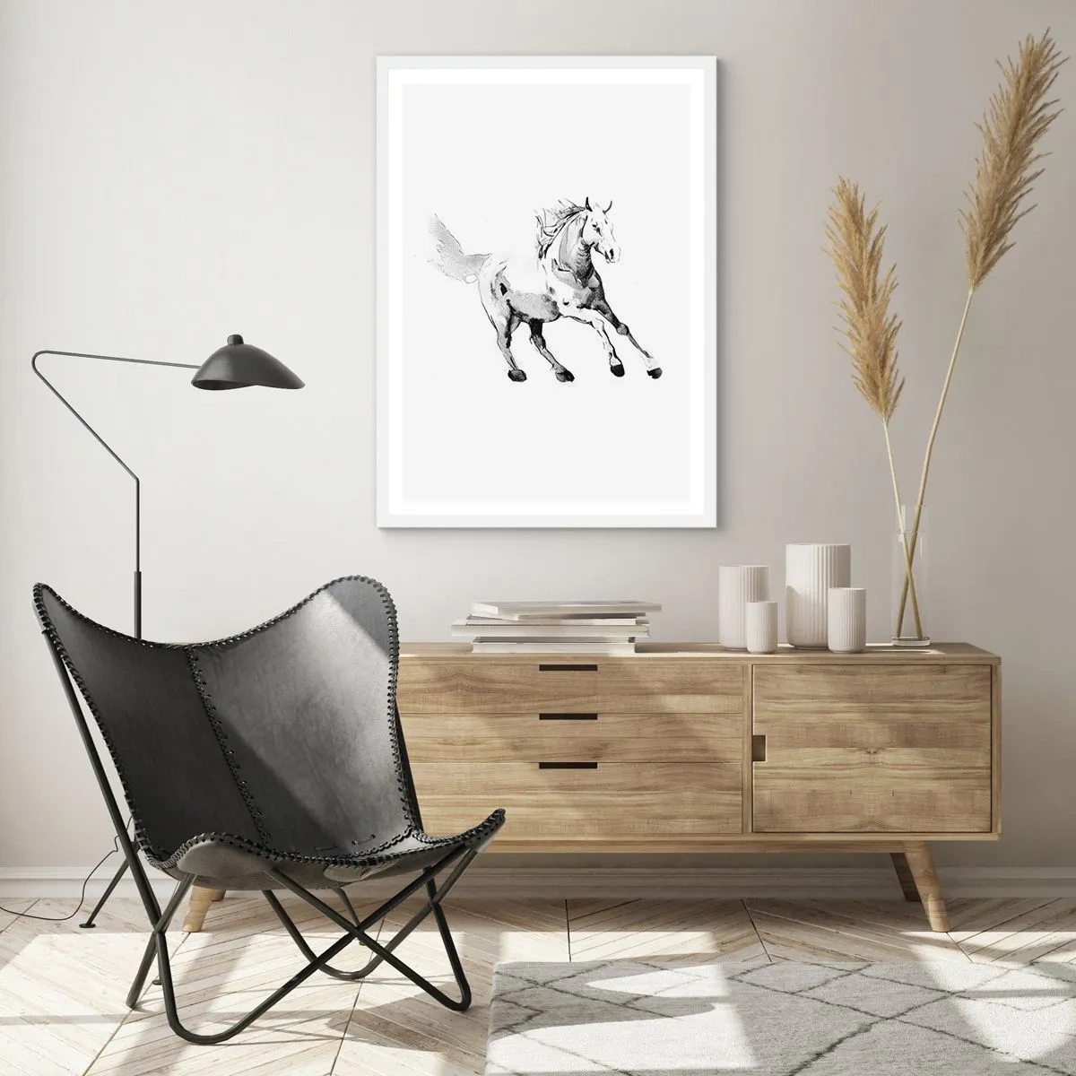 Poster in white frmae - Untamed Soul - 61x91 cm