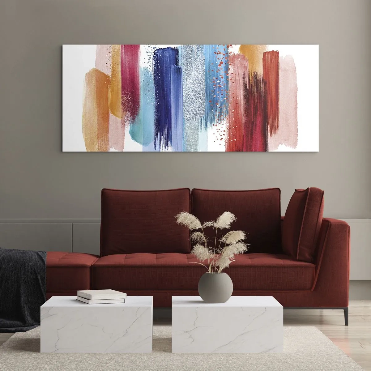 Glass picture - Up and Down - 140x50 cm
