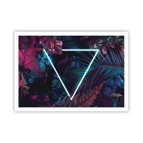 Poster - Disco Style Garden - 100x70 cm