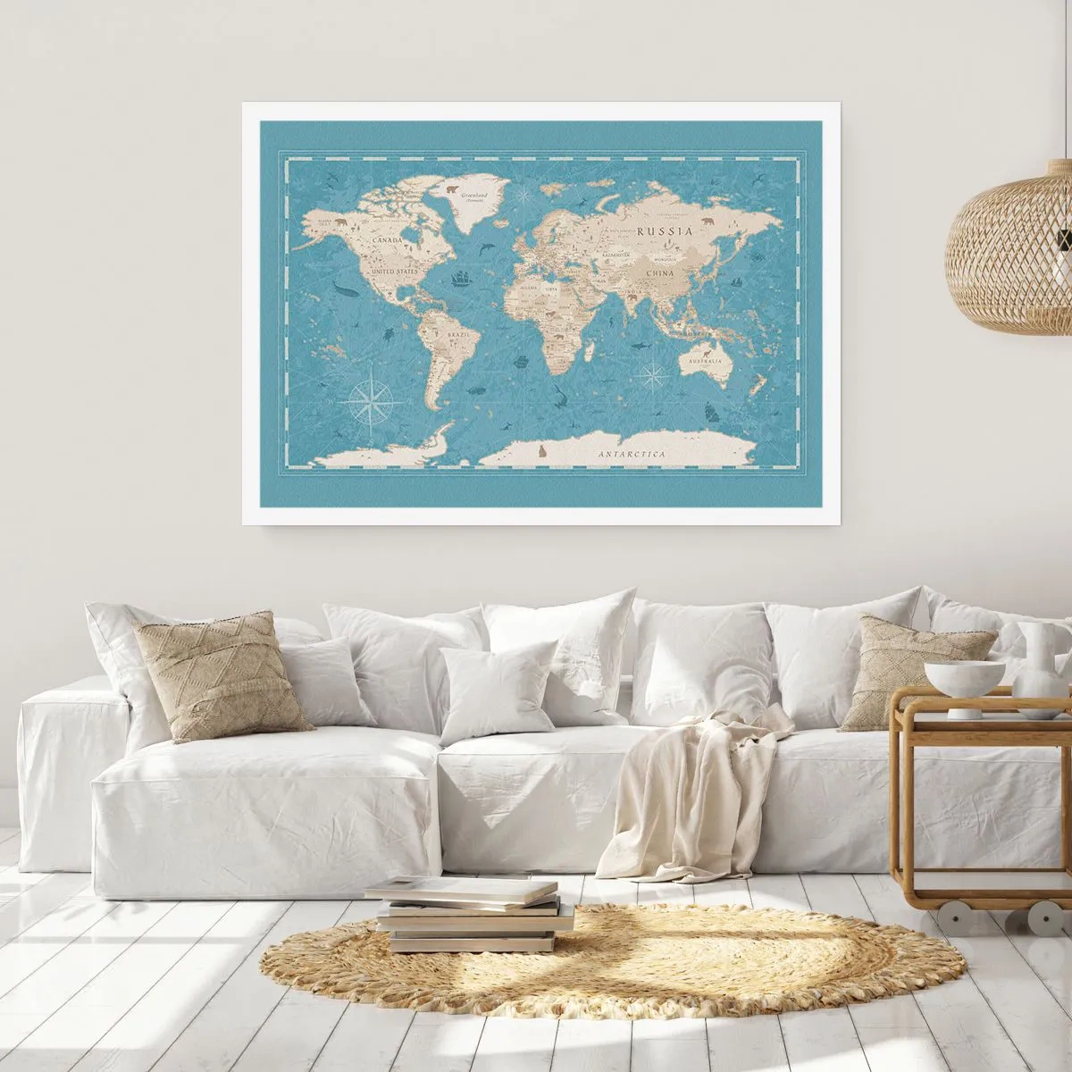 Poster - World Within Your Fingertips - 100x70 cm