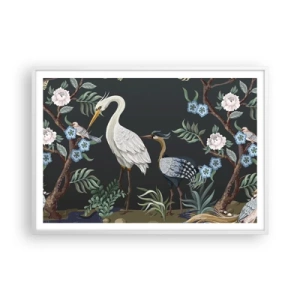 Poster in white frmae - Bird Truth - 100x70 cm