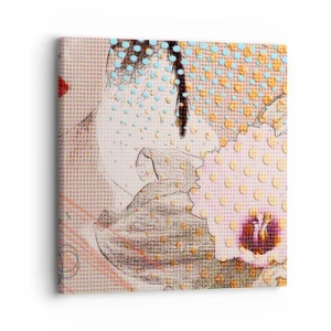 Canvas picture - Comic Heroine - 30x30 cm