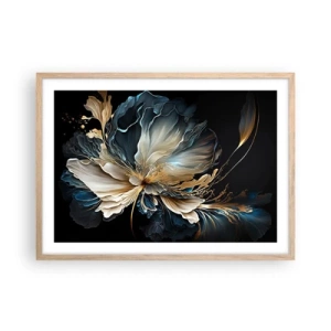 Poster in light oak frame - Fairy Tale World of Ferns - 70x50 cm