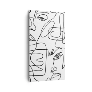 Canvas picture - Tangled up in Emotions - 45x80 cm