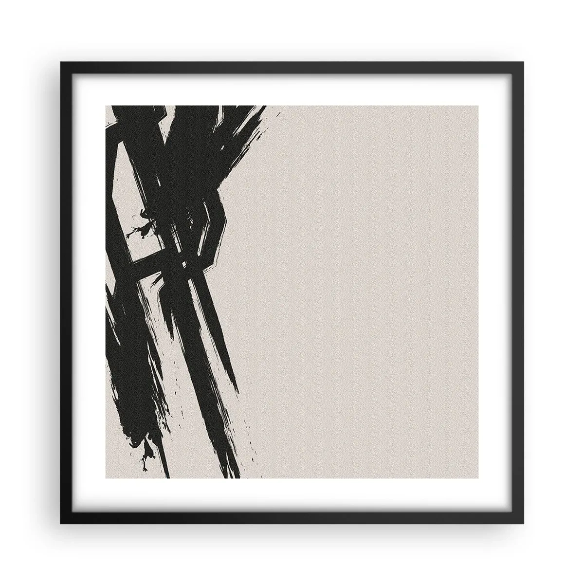 Poster in black frame - Uncontrollable Rush - 50x50 cm
