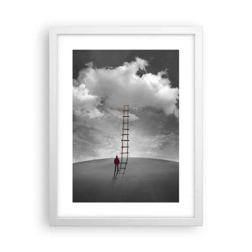 Poster in white frmae - Everything Is Poissible - 30x40 cm