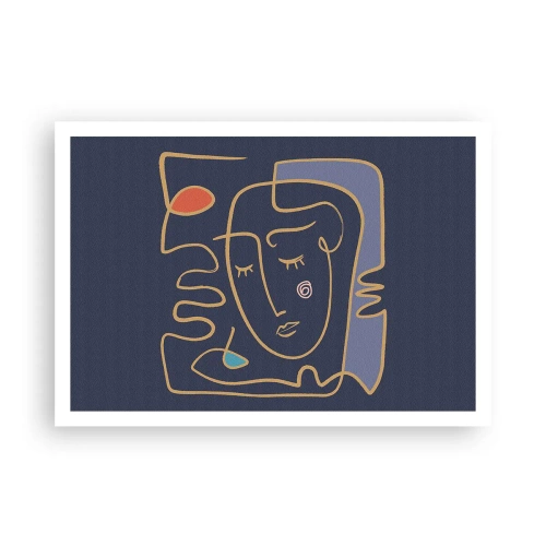 Poster - Deeply In Thoughts - 100x70 cm